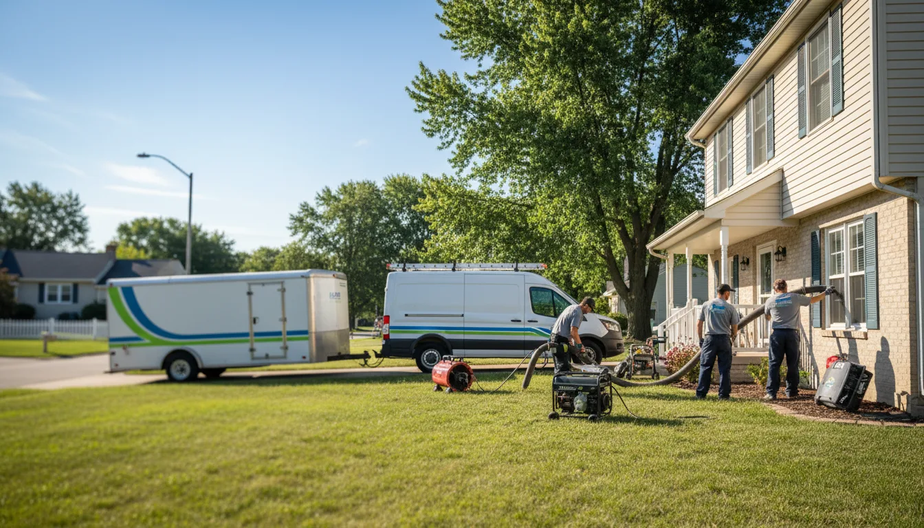 Flooded Basement Restoration And Cleanup With Repair in Middleville, MI near me